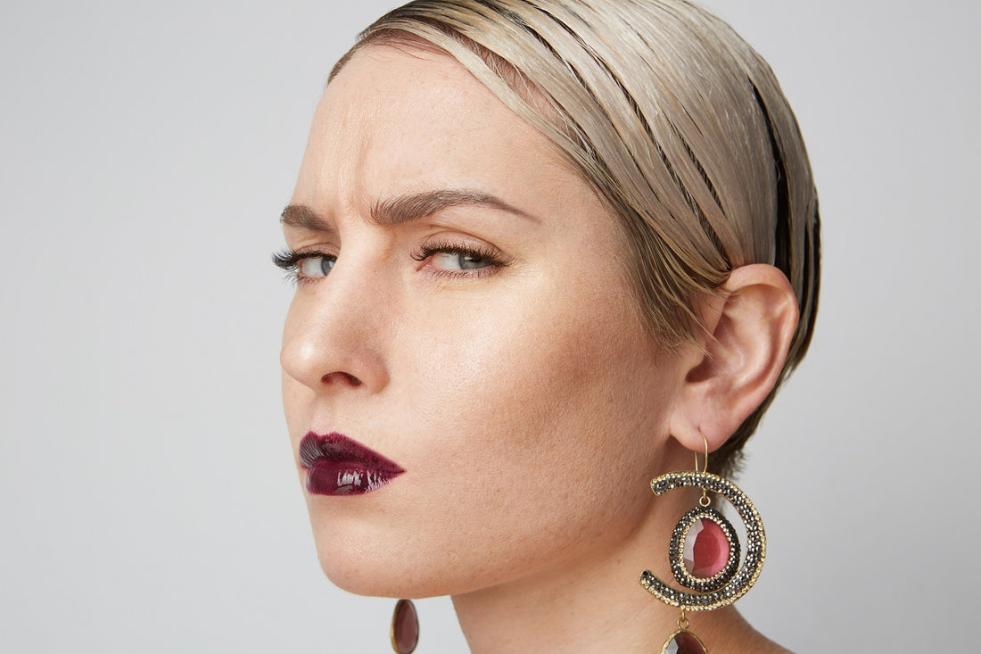 moon earrings