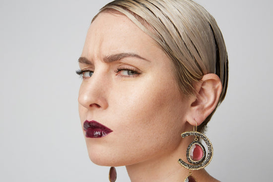 moon earrings