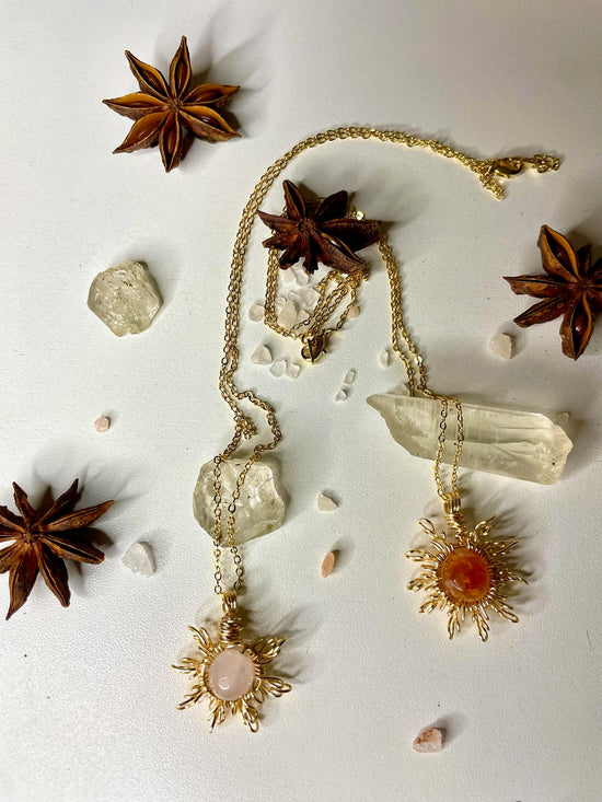 Sun Crystal Wire Wrap